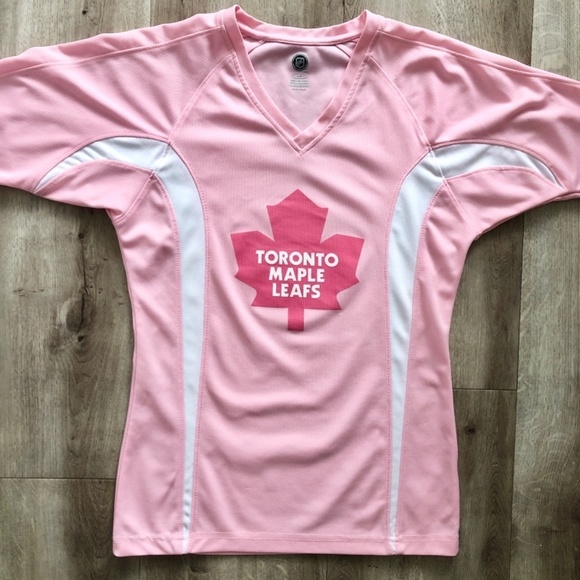 NHL, Toronto Maple Leafs, Womens, Pink, Official, Jersey, Size S, Good Condition - Picture 4 of 9